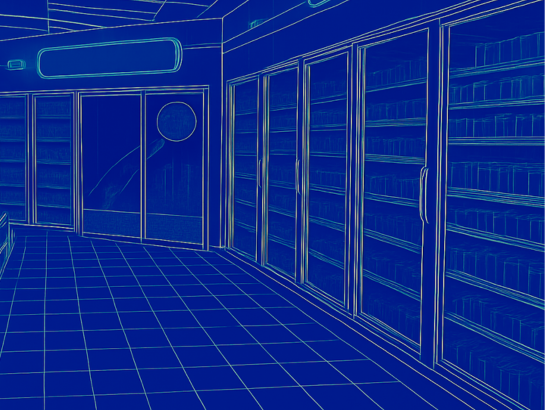 Gas Station Freezer Glass Doors (1)