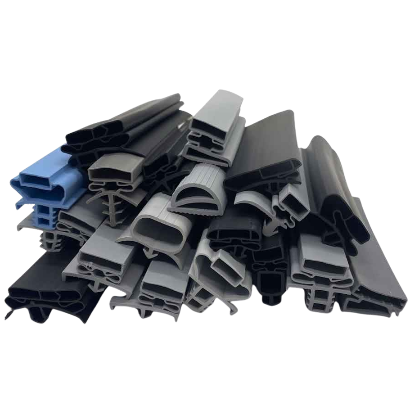 New commercial refrigerator gaskets ready for installation